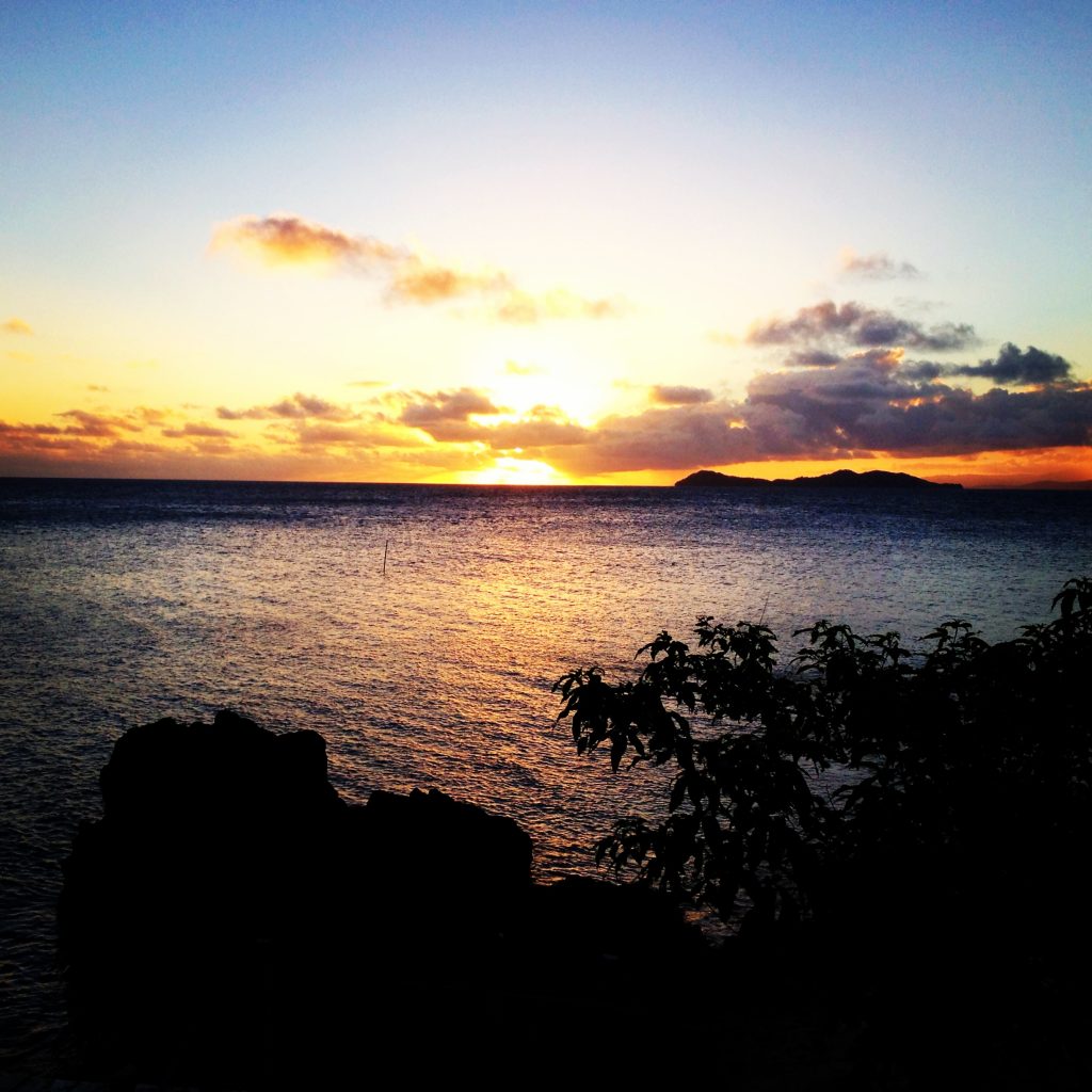 Fijian sunset
