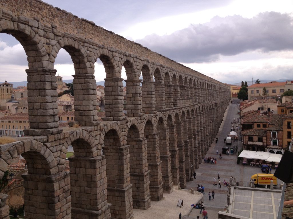 Roman Aqueduct from above