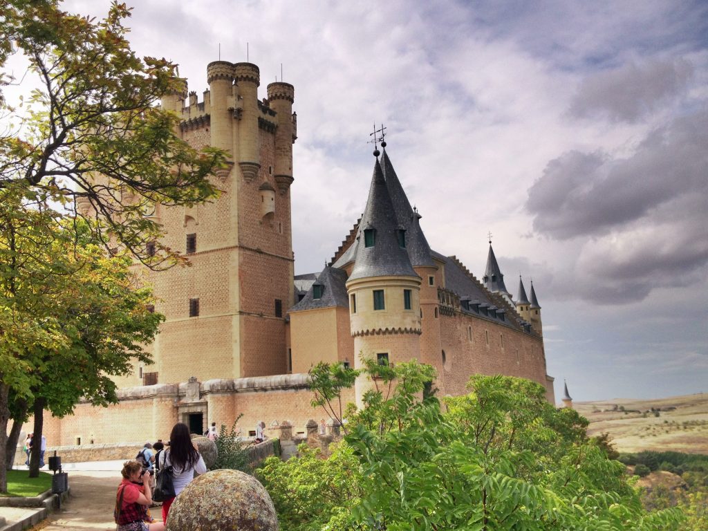 The Alcazar of Segovia castle/palace. 
