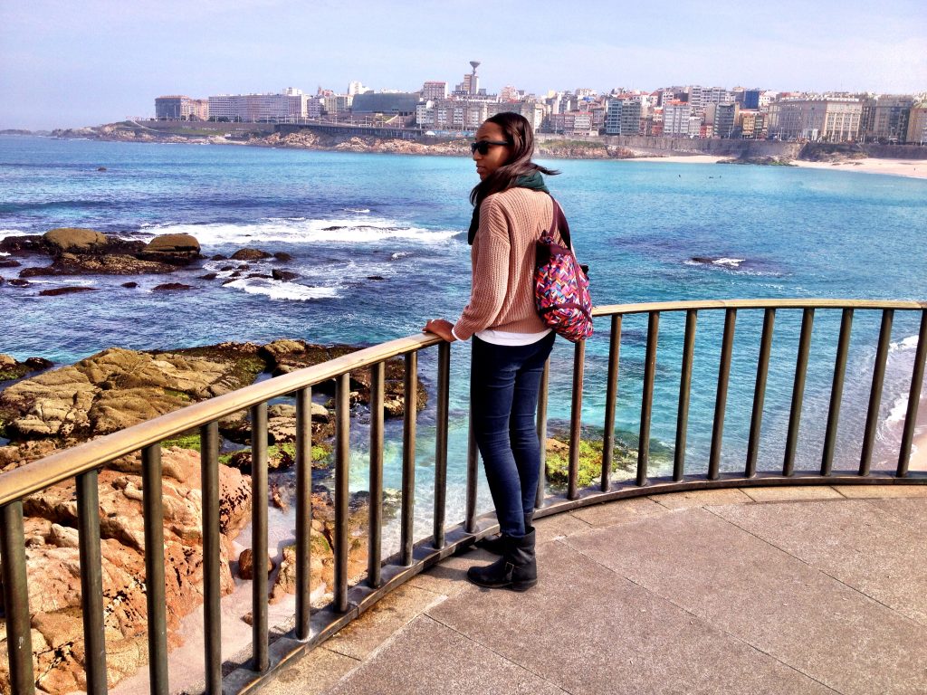 Soaking in the scenic coastline of La Coruña